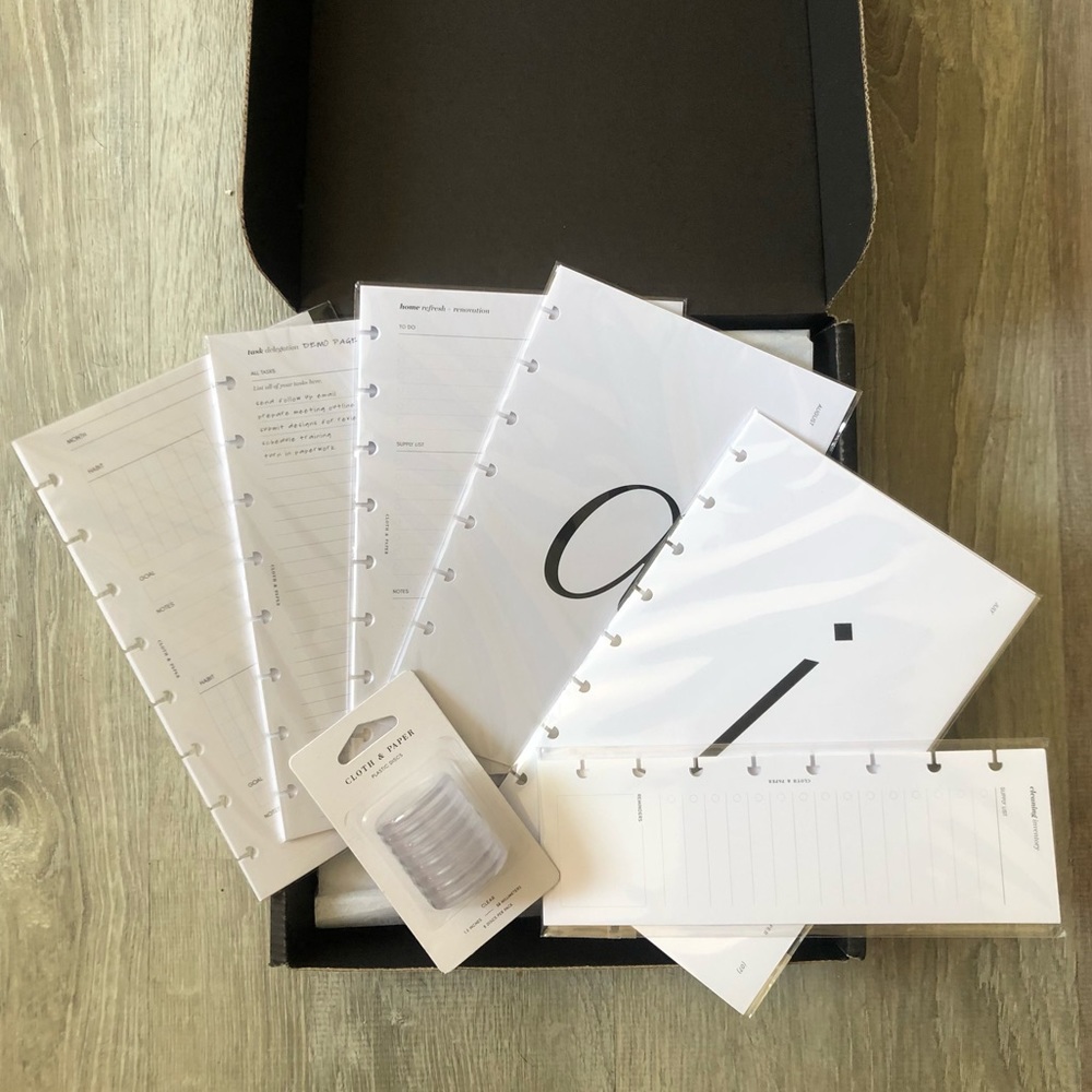 NEW ✨ Cloth & Paper Half Letter Inserts + Discs